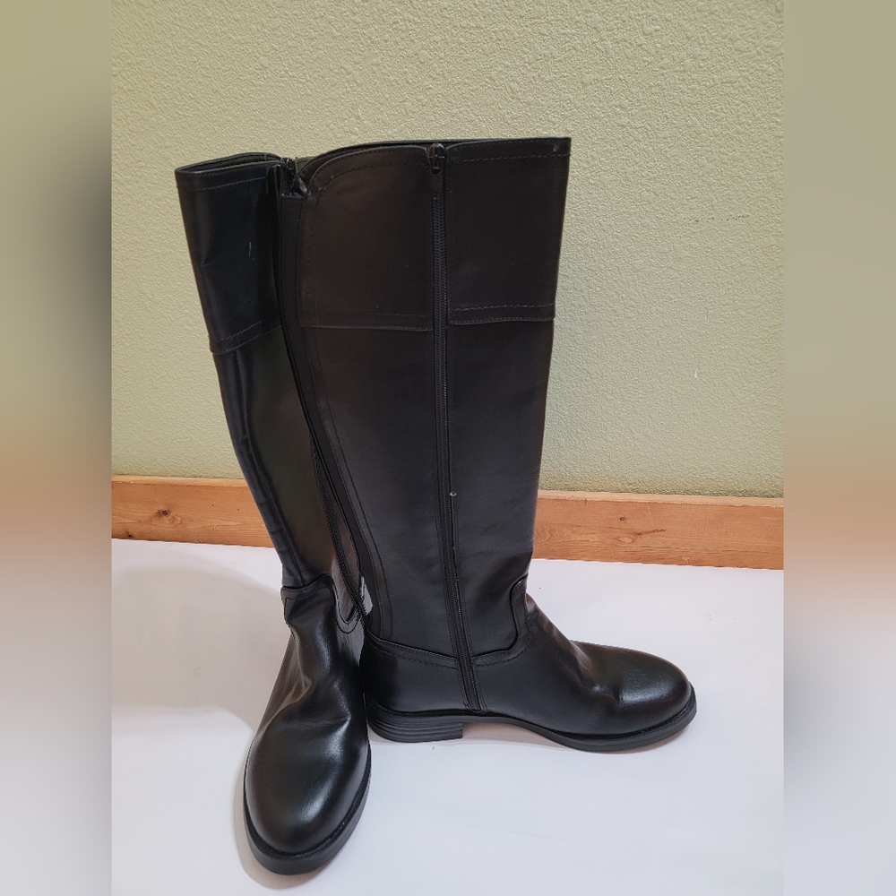 Liz Claiborne Memory Foam Classic Knee Length Boot Women Size 8M